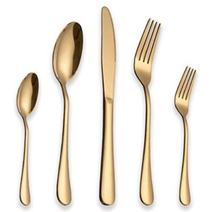 ¿buscas Cuberteria Dorada 30 Piezas Con Descuento Mejor Precio Online
