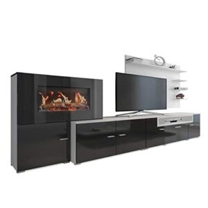Chollos Y Valoraciones De Muebles De Salon Modernos Con Chimenea
