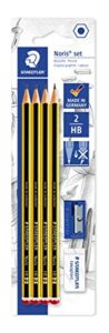 Ofertas Y Opiniones De Lapices Staedtler Hb2 Con Goma Y Sacapuntas